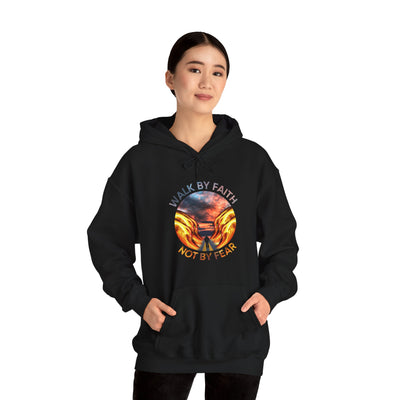 Women's Hooded Sweatshirt - Walk By Faith