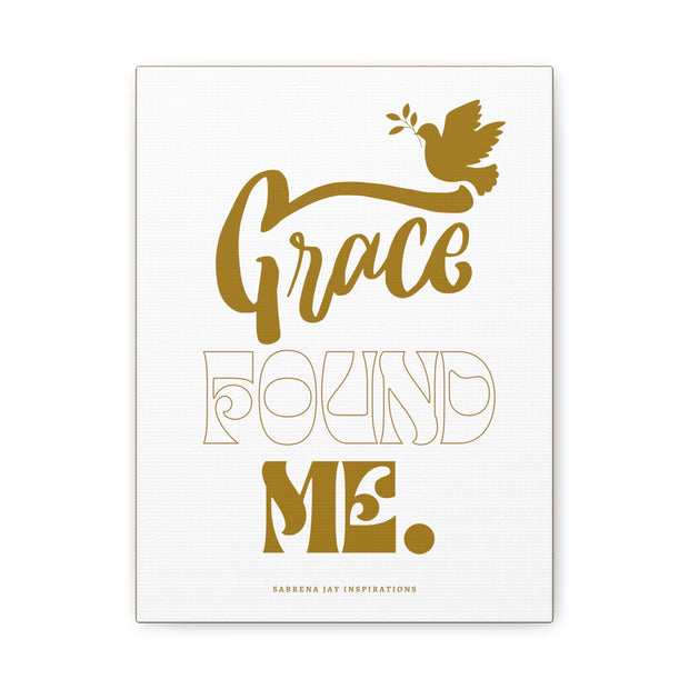 Grace Found Me - Christian Wall Art