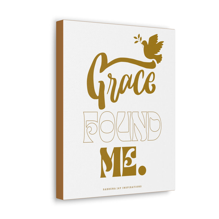 Inspirational Canvas Wall Art - Grace Found Me