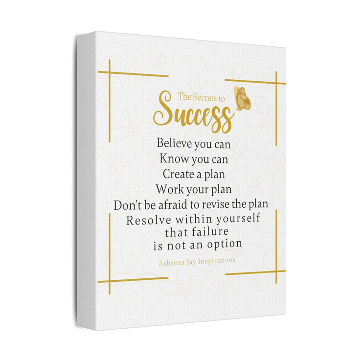 Secrets to Success -Office Wall Art (8x10)