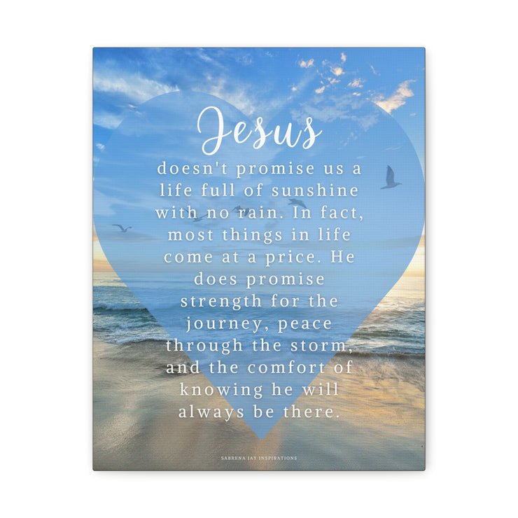 Inspirational Canvas Wall Art - Jesus