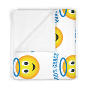 Kids Throw Blanket - God's Grace Emoji