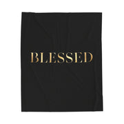 Soft Throw Blanket - Blessed