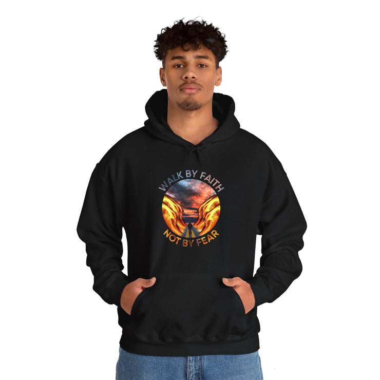 Men's Hooded Sweatshirt - Walk By Faith