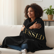 Soft Throw Blanket - Blessed