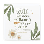 Christian Canvas Art - God Didn't (Green)