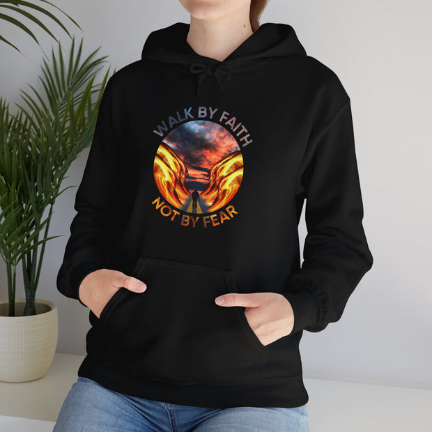 Women's Hooded Sweatshirt - Walk By Faith