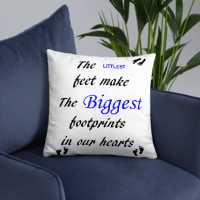 The Littlest Feet -Throw Pillow