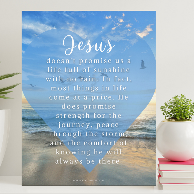 Christian Canvas Wall Art - Jesus