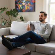 Men's Indoor Slippers - Heavenly Peace