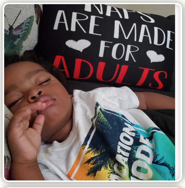 Naps Are Made For Adults - Throw Pillow