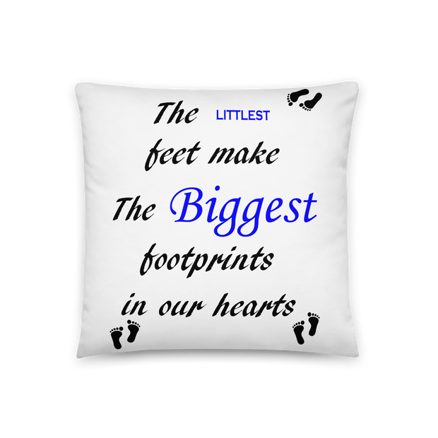 The Littlest Feet -Throw Pillow