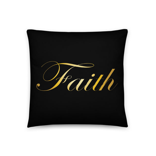 Inspirational Throw Pillow - Faith