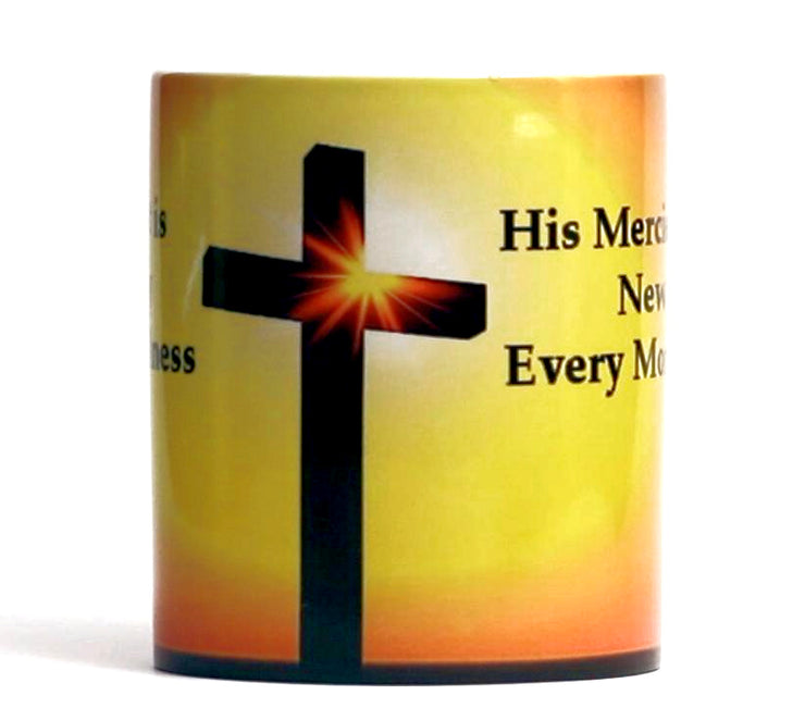 Wow! Color-Changing Mug - His Mercies Are New, 11 oz